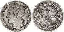 Belgien 5 Francs, Leopold I - 1848