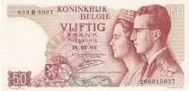 Belgien 50 Francs - Baudoin I & Fabiola - 16-05-1966 - P.139