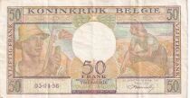 Belgien 50 Francs - Farmers - 03-04-1956 - Series K05