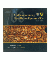 Belgien Coffret BU Belgique 2002 - 8 monnaies en euro