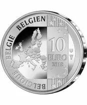 Belgio 10 Euros - Silver - BE - Jacques Brel - 2018