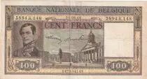Belgio 100 Francs - 26-08-1948 - Leopold Ist, Justice Palace - P.126