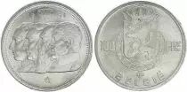 Belgio 100 Francs - 4 King - 1951 - Silver - VF+ - Netherland text