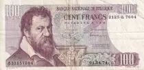 Belgio 100 Francs - Lambert Lombard - Allegorical figure - 1974 - VF - P.134b