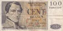 Belgio 100 Francs - Leopold I - 1957 - P.129c