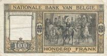 Belgio 100 Francs - Leopold I - Mounted Troops - 13-03-1946