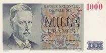 Belgio 1000 Francs Albert I - 1951 - Specimen - AU to UNC - P.131