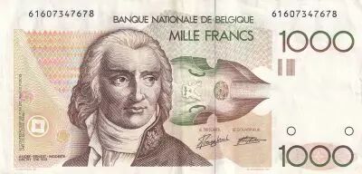 Belgio 1000 Francs Andr� Ernest Modeste Gretry - 1980-1996 - VF - P.144a
