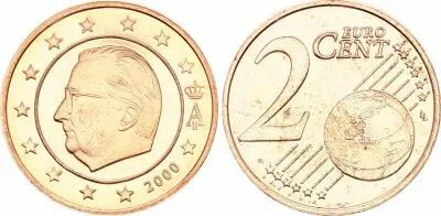 Belgio 2 Centimes Euro - Albert II - 2000