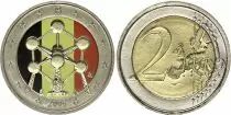 Belgio 2 Euros - Atomium - Colorised - 2006