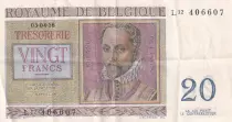 Belgio 20 Francs - 03-04-1956 - R. De Lassus, P. De Monte