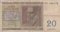 Belgio 20 Francs - Roland de Lassus - Philippus de Monte - 1950 - Serial O.04 - P.132a