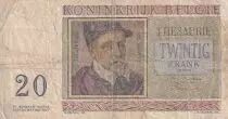 Belgio 20 Francs - Roland de Lassus - Philippus de Monte - 1956 - Serial T.12 - P.132b