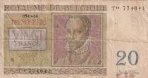 Belgio 20 Francs - Roland de Lassus - Philippus de Monte - 1956 - Serial T.14 - P.132b
