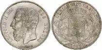 Belgio 5 Francs, Leopold  II  - 1871