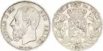 Belgio 5 Francs Leopold II - Arms - 1869