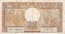 Belgio 50 Francs - Farmers - 03-04-1956 - Series K05