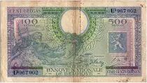 Belgio 500 Francs - 100 Belgas - 01-02-1943 - VF - P.124