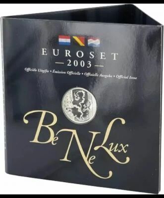 Belgio BU BENELUX Set - 1 cent to 2 euros + silver medal - 2003