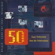 Belgio Euro set - 50 years of Television 2003 BU