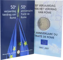 Belgio Treaty of Rome - 2 Euros Comm&eacute;mo. BU 2007