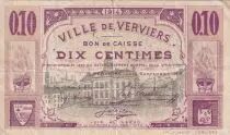 Belgique 10 Centimes - Ville de Verviers - Bon de Caisse - 1914