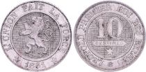 Belgique 10 Centimes, Léopold I - Lion - 1861