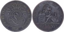 Belgique 10 Centimes Léopold I - Lion  -  1848
