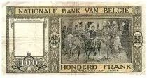 Belgique 100 Francs - 04-12-1945 - Leopold Ier, palais de justice