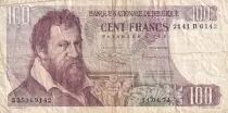 Belgique 100 Francs - Lambert Lombard - All&eacute;gorie - 1975 - S&eacute;rie R - P.134b