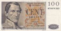 Belgique 100 Francs - Leopold I - Fr&egrave;re-Orban - 12-11-1957 - S&eacute;rie M