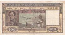Belgique 100 Francs - L&eacute;opold Ier - Troupes mont&eacute;es - 21-01-1950 - S&eacute;rie J