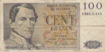 Belgique 100 Francs - Roi L&eacute;opold Ier - Fr&egrave;re-Orban - 03-10-1952 - S&eacute;rie G