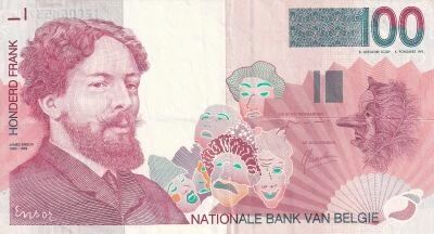Belgique 100 Francs James Ensor