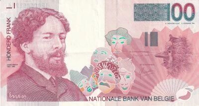 Belgique 100 Francs James Ensor