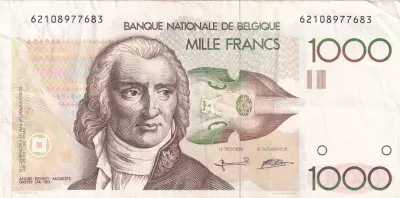 Belgique 1000 Francs - Andr� Ernest Modeste Gretry - ND (1980-1996) - P.144a