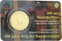 Belgique 2 5 Euros Comm&eacute;mo. Belgique 2018 - 400 ans du Mont-de-Pi&eacute;t&eacute; de Bruxelles - Version Wallonne