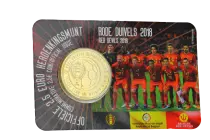 Belgique 2 5 Euros Comm&eacute;mo. Belgique 2018 - Les Diables Rouges - Football - Version Flamande