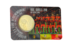 Belgique 2 5 Euros Commémo. Belgique 2018 - Les Diables Rouges - Football - Version Wallonne