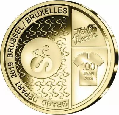 Belgique 2 5 Euros Comm�mo. Belgique 2019 - Grand D�part Tour de France