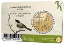 Belgique 2 5 Euros Comm&eacute;mo. Belgique 2022 - 100 ans de protection des oiseaux