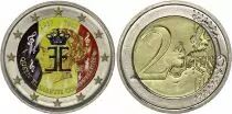 Belgique 2 Euros - Concours Reine Elisabeth - Colorisée - 2012