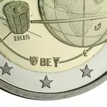 Belgique 2 Euros Comm&eacute;mo. BE Belgique 2018 - 50 ans Satellite Esro 2B Iris
