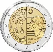 Belgique 2 Euros Comm&eacute;mo. BE Belgique 2022 - Soins contre le Covid - PCGS PR68DCAM
