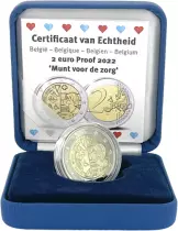 Belgique 2 Euros Comm&eacute;mo. BE Belgique 2022 - Soins contre le Covid