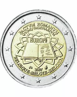 Belgique 2 Euros Comm�mo. Belgique 2007 - Trait� de Rome