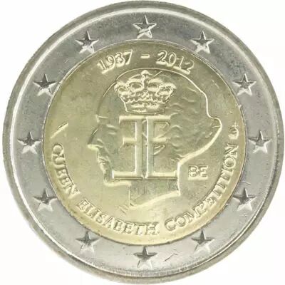 Belgique 2 Euros Comm�mo. Belgique 2012 - Concours Reine Elisabeth