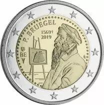 Belgique 2 Euros Comm&eacute;mo. Belgique 2019 BE - 450 ans Mort Peter Brueghel l\'ancien