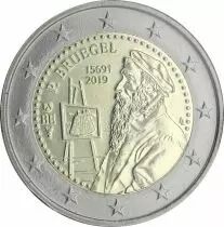 Belgique 2 Euros Commémo. Belgique 2019 version BU - 450 ans Mort Peter Brueghel l\'ancien