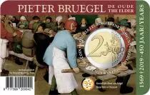 Belgique 2 Euros Commémo. Belgique 2019 version BU - 450 ans Mort Peter Brueghel l\'ancien